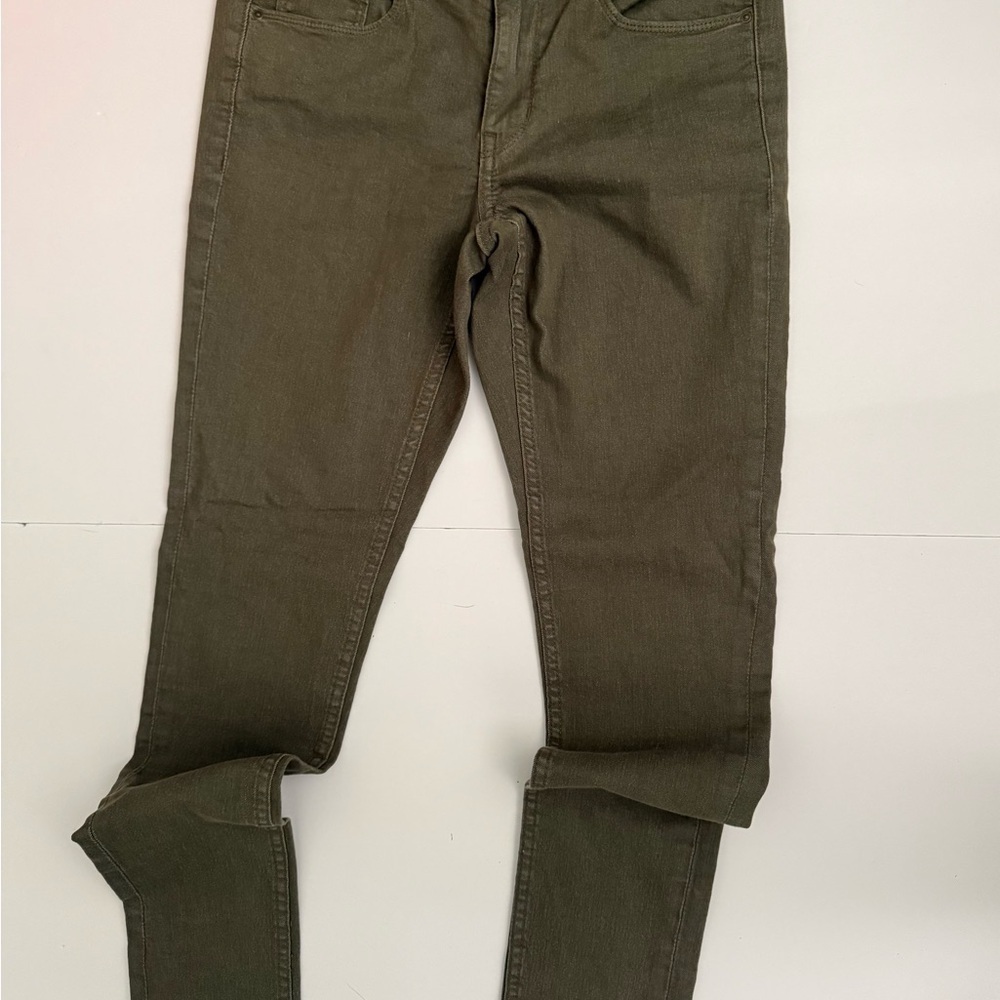 Women’s H&M Divided green skinny pants Size 10